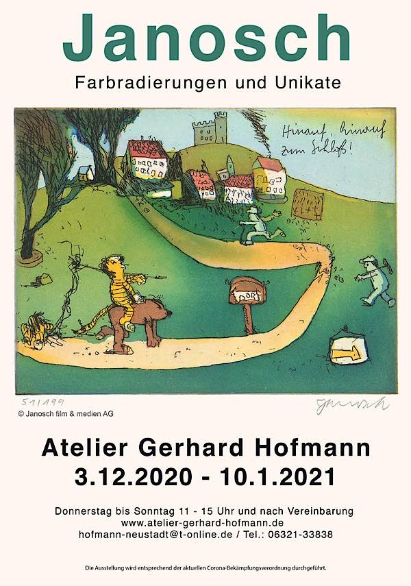 Janosch-Ausstellung im Atelier Gerhard Hofmann