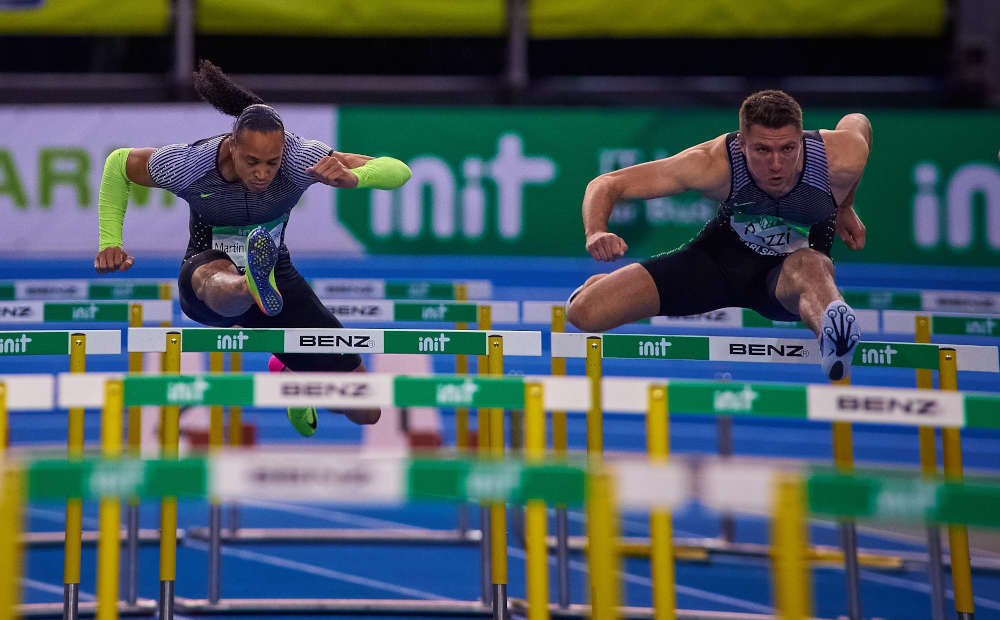 Indoor Meeting Karlsruhe, 60 Meter Hürden (Foto: Andreas Arndt)