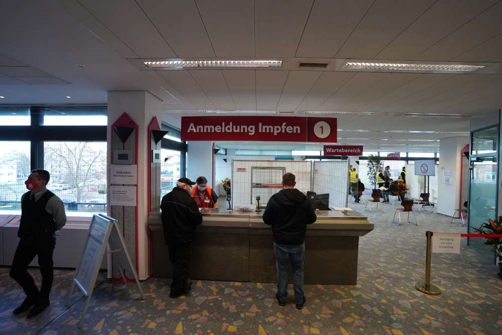 Neustadt Landesimpfzentrum (Foto: Reinhard Schnell)
