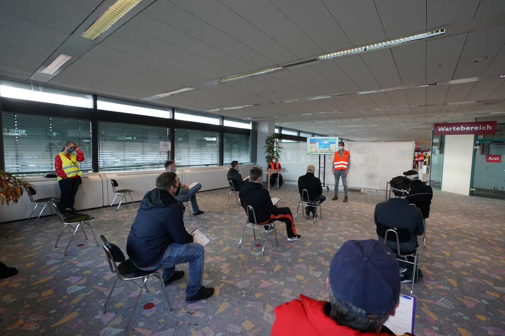 Neustadt Landesimpfzentrum (Foto: Reinhard Schnell)