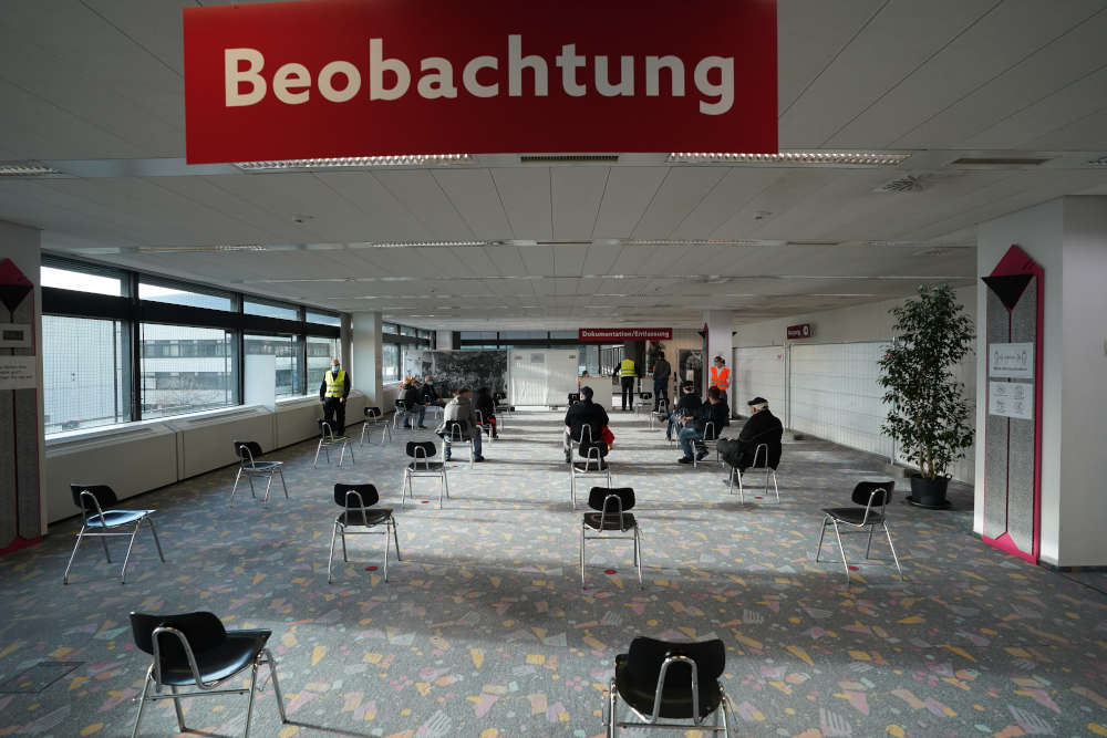 Neustadt Landesimpfzentrum (Foto: Reinhard Schnell)