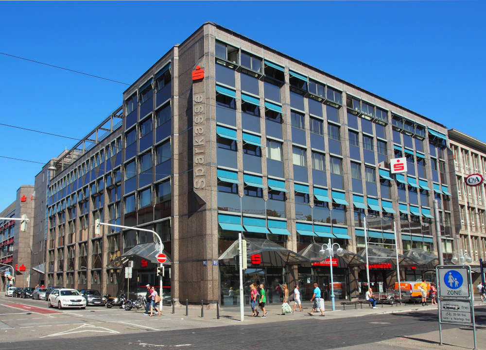 Die Hauptfiliale der Sparkasse Rhein Neckar Nord am Mannheimer Paradeplatz (Foto: Sparkasse Rhein Neckar Nord)