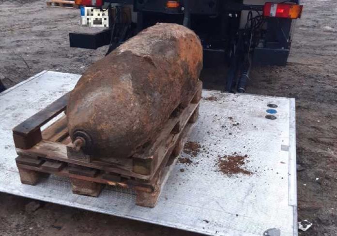 500 kg Bombe entschärft © Kampfmittelräumdienst RP Darmstadt