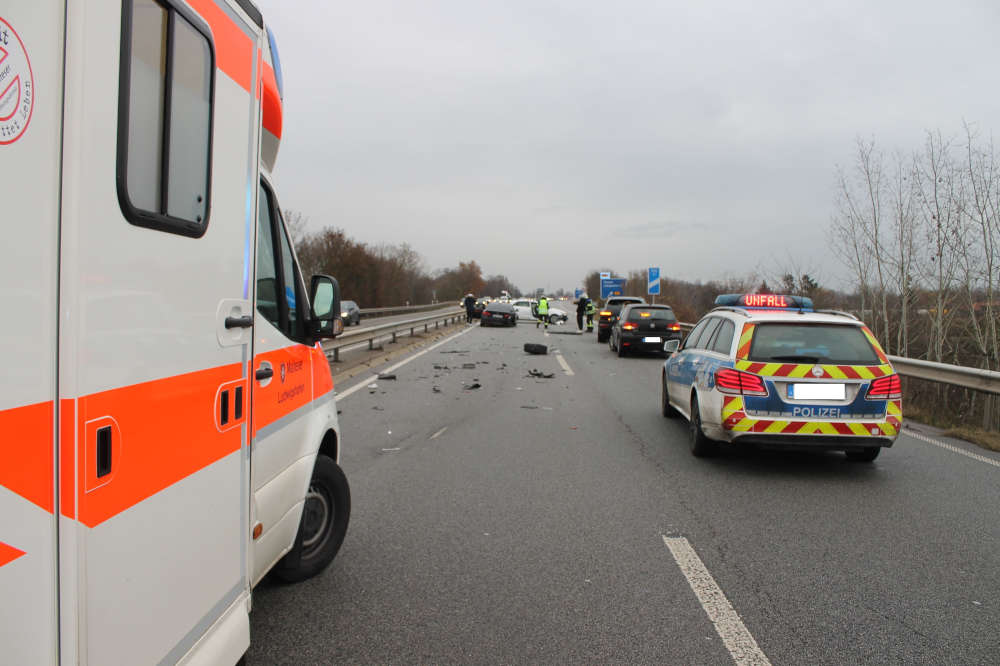 Verkehrsunfall BAB 650 (Foto: Polizei RLP)