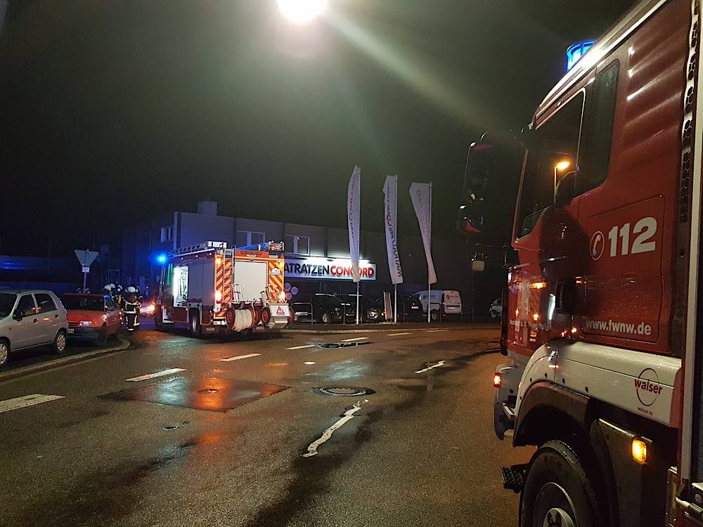 Einsatz in der Martin-Luther-Straße (Foto: Feuerwehr Neustadt)