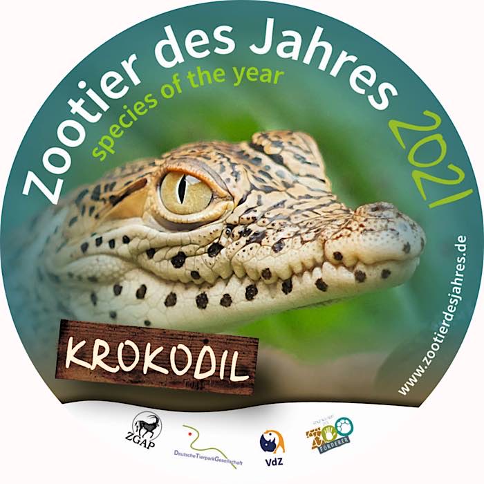 Das "Zootier des Jahres"Kampagnen-Logo 2021 (Quelle: ZGAP)