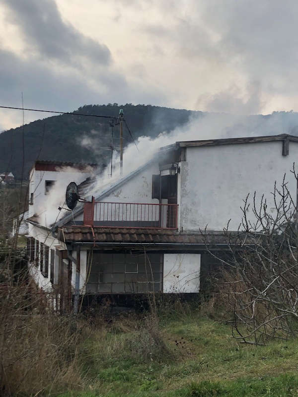 Neustadt Weinstraße Gimmeldingen Gebäudebrand