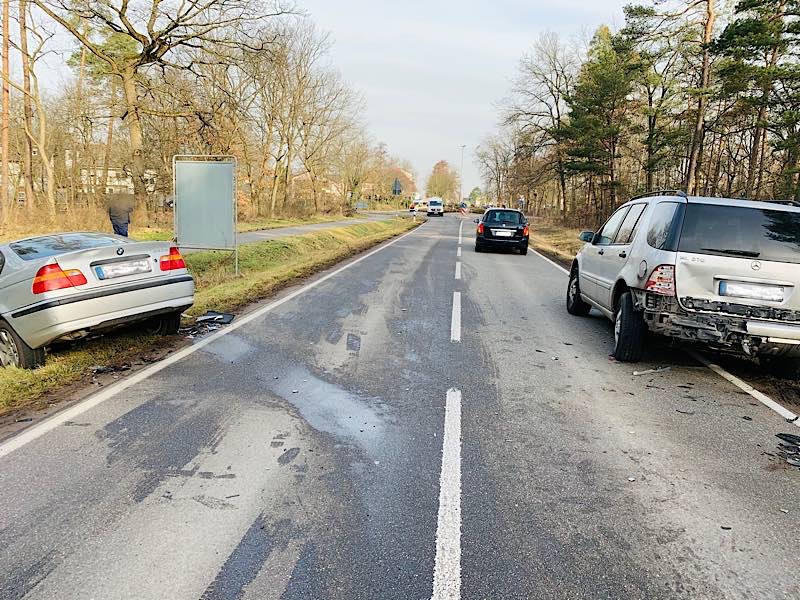 Verkehrsunfall auf der L 530 (Foto: Polizei RLP)