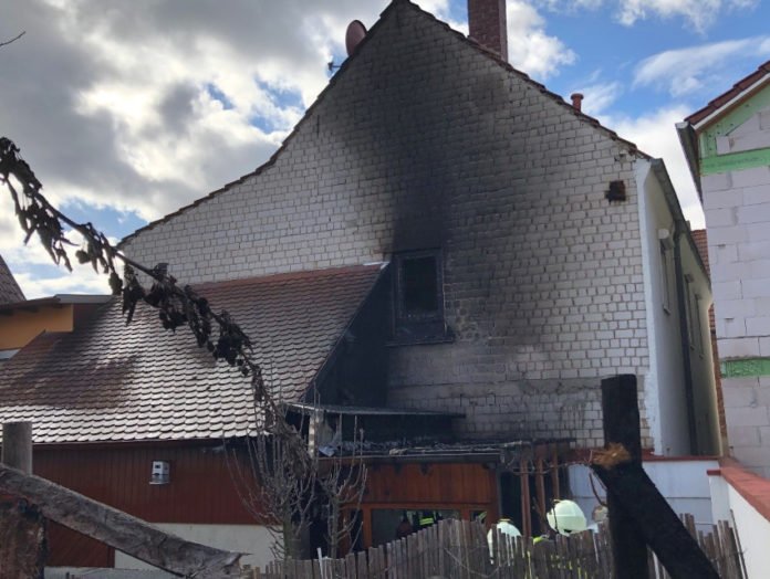 Brand von Anbau