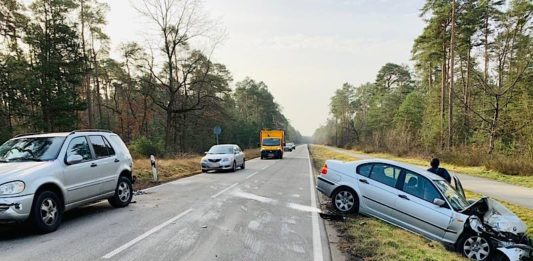 Verkehrsunfall auf der L 530 (Foto: Polizei RLP)