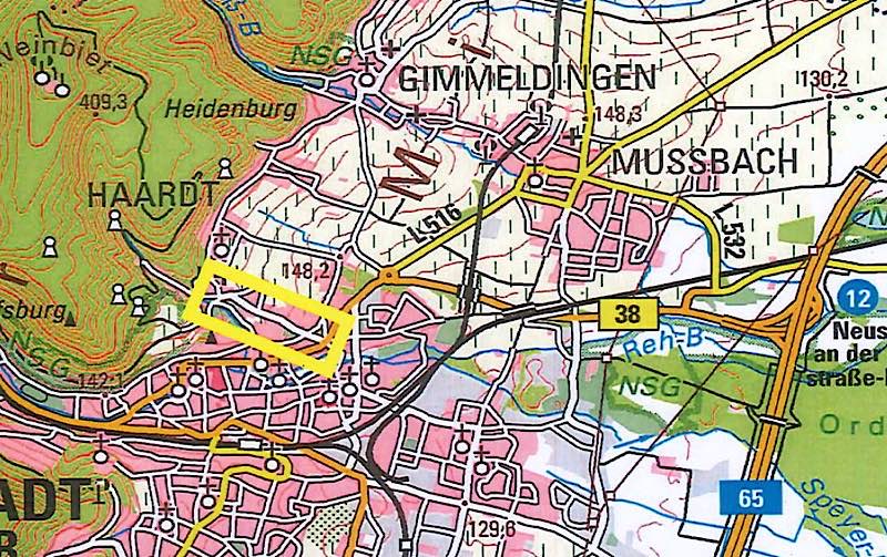 Das Bild zeigt den betroffenen Bereich. (Quelle: Stadtverwaltung Neustadt)