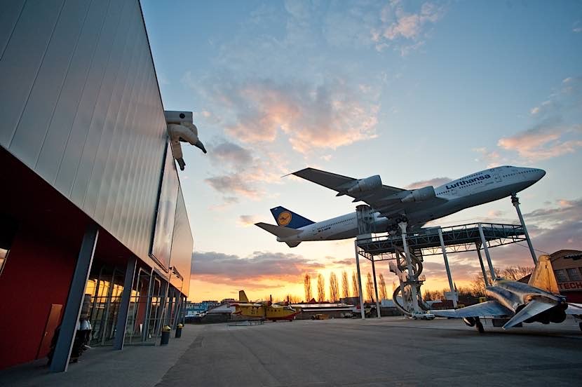 Blick auf die Boeing 747 im Technik Museum Speyer (Quelle TMSP)