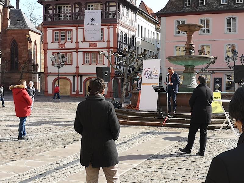 Gereon Haumann, DEHOGA, bei seiner Ansprache (Foto: Willkomm Gemeinschaft Neustadt e.V.)