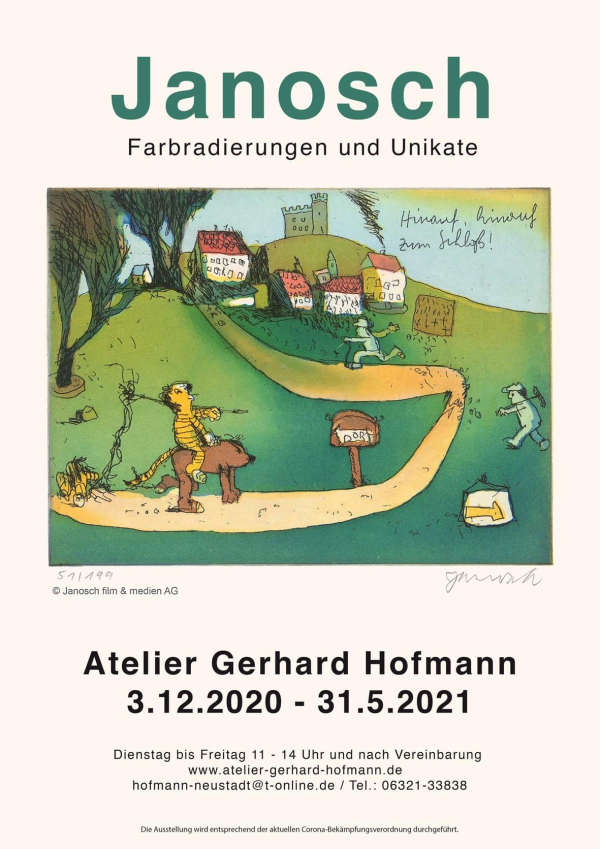 Janosch-Ausstellung im Atelier Gerhard Hofmann