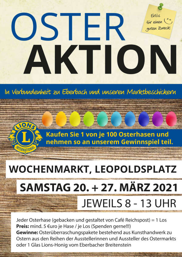 Plakat (Foto: Lions-Club Eberbach)