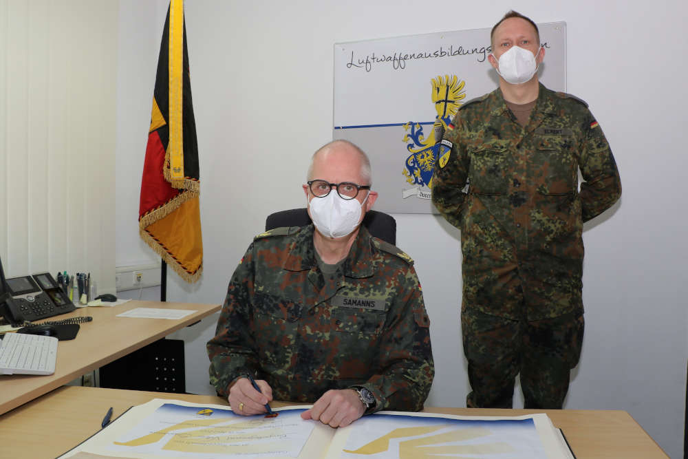 Truppenbesuch Kommandeur Bodengebundene Verbände (Foto: StFw Frank Wiedemann)