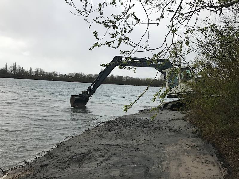 Ausbaggerung (Foto: Stadt Speyer)