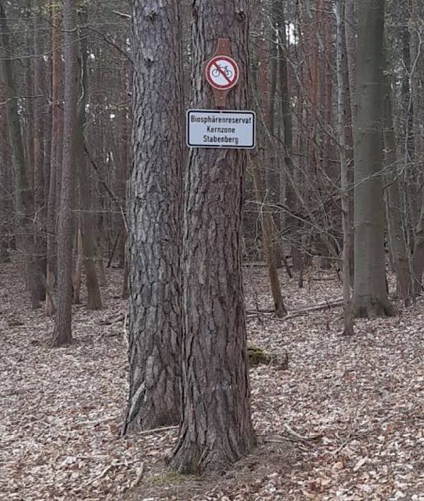 Entferntes Schild (Foto: Stadtverwaltung Neustadt)