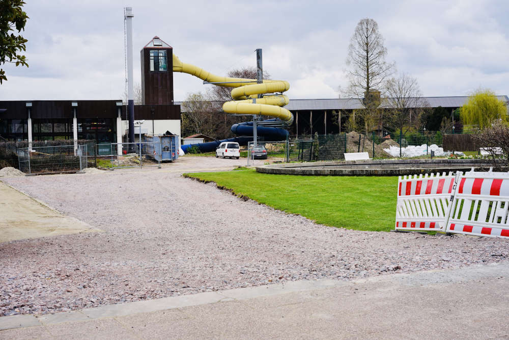 Die Baustraße (Foto: Stadtverwaltung Bad Dürkheim)