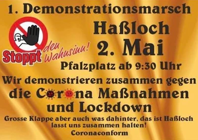 Demo am 02.05.2021 (Quelle: Veranstalter)