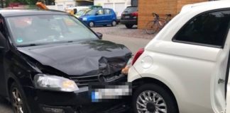 Die Unfallstelle in Lambrecht (Foto: Polizei RLP)