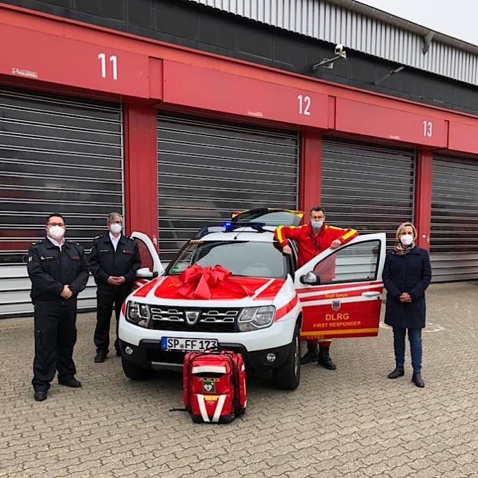 Vorstellung der First-Responder-Einheit Binsfeld (Foto: Stadt Speyer)