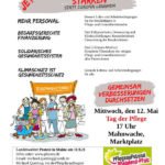 Mach mit! Aktion „Rote Karte für diese Politik“ (Quelle: DGB Stadtverband Neustadt)