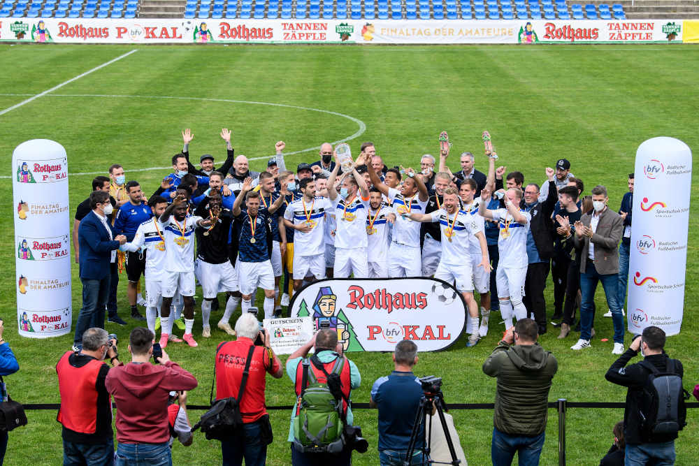 Siegerfoto bfv-Rothaus-Pokal (Foto: GES/Helge Prang)