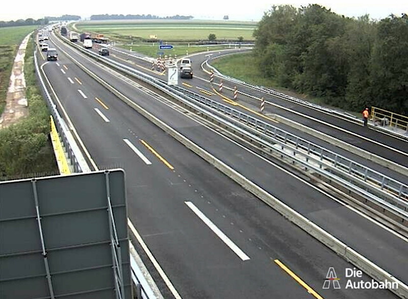 Webcam BAB 65 Haßloch am 25.06.2021 (Quelle: Die Autobahn GmbH des Bundes)