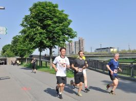 Läufer beim Mannheimer Brückenlauf (Foto: pix Sportfotos)