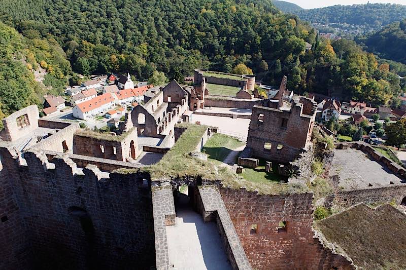 Die Hardenburg bei Bad Dürkheim (Foto: GDKE Rheinland-Pfalz / Pfeuffer)