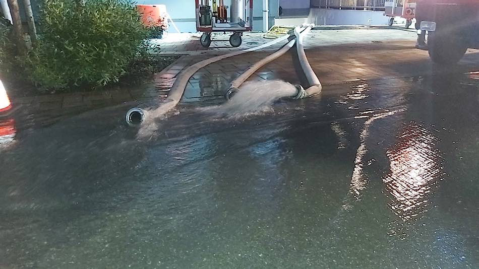 Ausgepumpter Keller (Foto: Feuerwehr Haßloch)