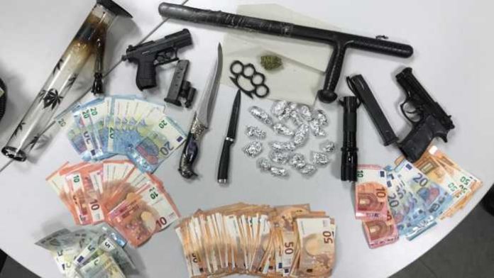 Worms_Sichergestellte Waffen, Betäubungsmittel und Bargeld