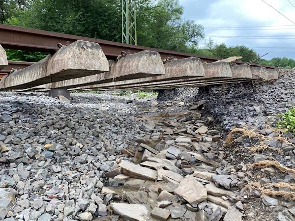 Folgen des Unwetters in NRW (Foto: Deutsche Bahn AG / DB Netz)