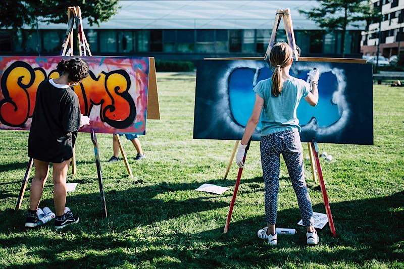 Graffiti-Workshop (Foto: FotoAgenten/A. Löffler)