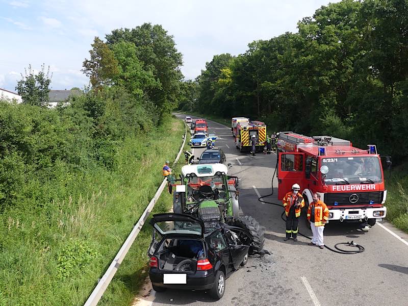 Die Einsatzstelle (Foto: Feuerwehr Neustadt)