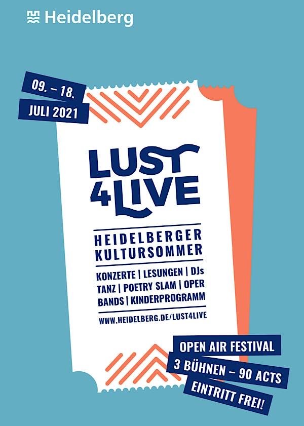 Kultursommer Lust4Live (Quelle: Stadt Heidelberg)
