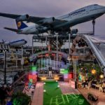 Abendstimmung über dem Technik Museum Speyer und auf der Bühne Giovanni Zarrella. (Foto: SWR/SWR4/Torsten Silz)