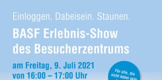 Nachdem die erste digitale Erlebnis-Show im April ein großer Erfolg war, wird sie am Freitag wiederholt. Von 16 bis 17 Uhr heißt es „Einloggen. Dabeisein. Staunen.“ (Quelle: BASF SE)