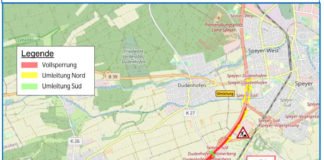 B9 - Fahrbahnerneuerung zwischen Römerberg und der B 39 (Foto: LBM Speyer)