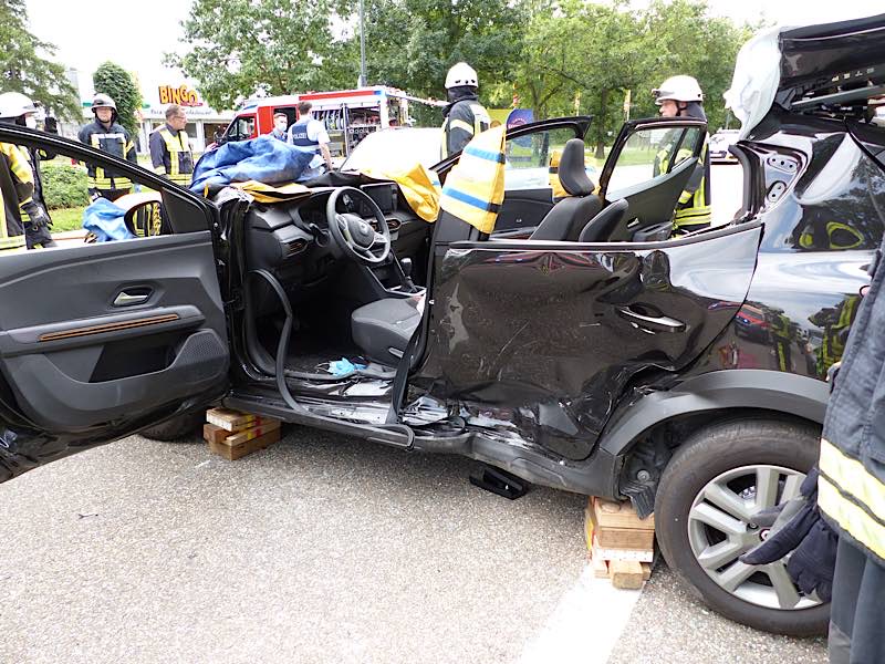 Die Einsatzstelle (Foto: Feuerwehr Neustadt)