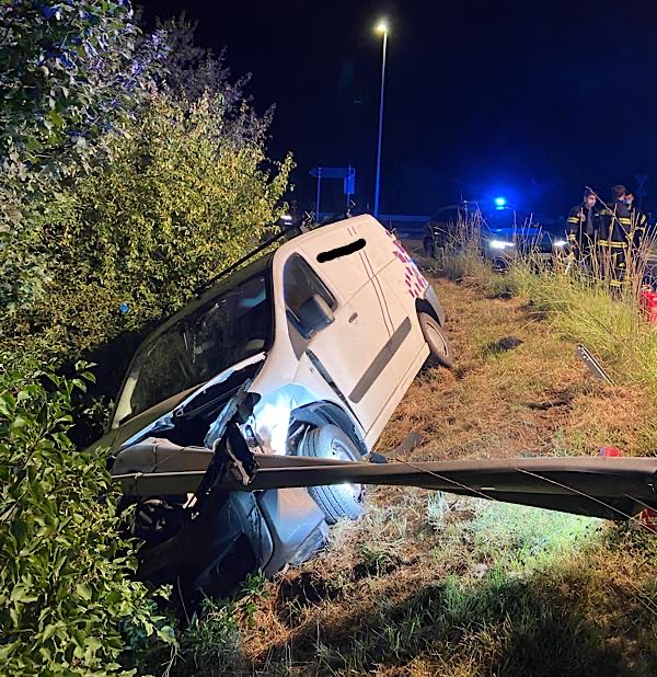 Die Unfallstelle (Foto: Polizei RLP)