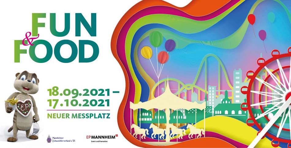 Veranstaltungsplakat „Fun & Food“ (Quelle: Event & Promotion Mannheim GmbH)