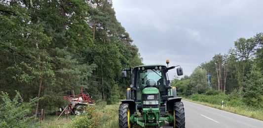 Unfallstelle (Foto: Polizei RLP)