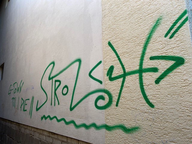 Graffiti-Schmiererei (Foto: Polizei RLP)