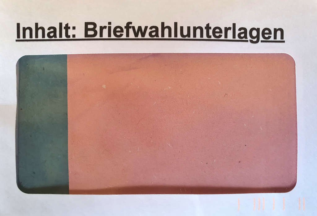 Briefwahl Bundestagswahl