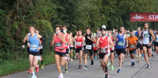 Start beim Golfparklauf 2021 (Foto: Veranstalter/TSV 05 Rot)