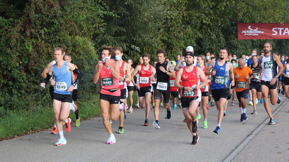 Start beim Golfparklauf 2021 (Foto: Veranstalter/TSV 05 Rot)