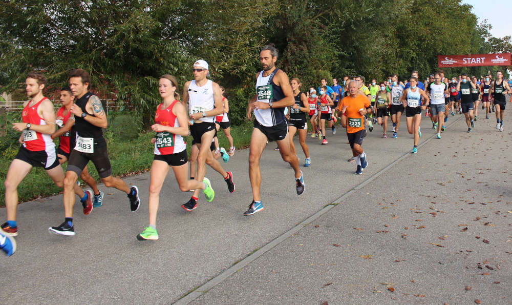 Start beim Golfparklauf 2021 (Foto: Veranstalter/TSV 05 Rot)