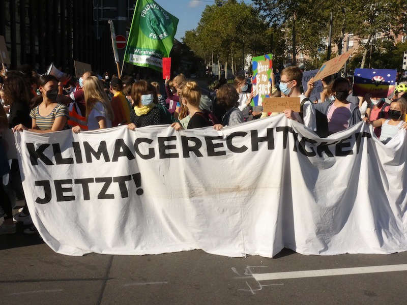 FfF-Demo in Karlsruhe (Foto: Hannes Blank)
